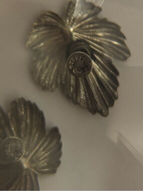Silver Leaf Cluster Stud Earrings - Women Jewelry